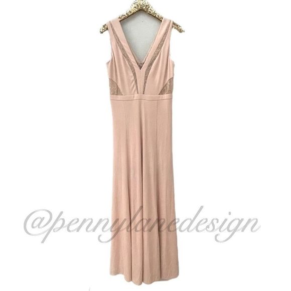 Robe BCBGMAXAZRIA Rose Et Blanc - Taille 4 (US) - Occasion Excellent état - Coupe Regular